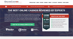 Desktop Screenshot of onlinecasinos.com